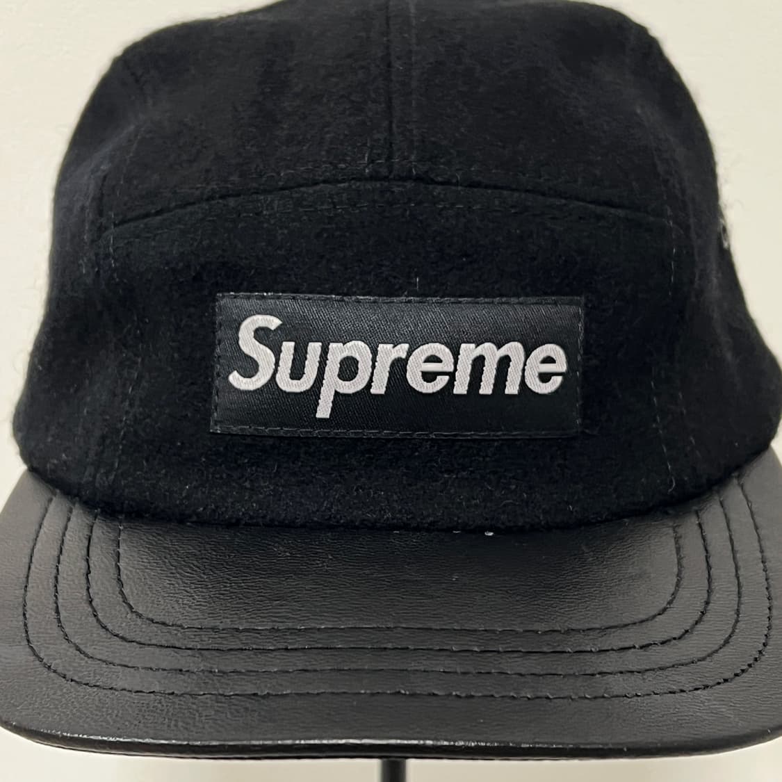슈프림 2007 울 레더 바이저 캠프캡 상품이미지7