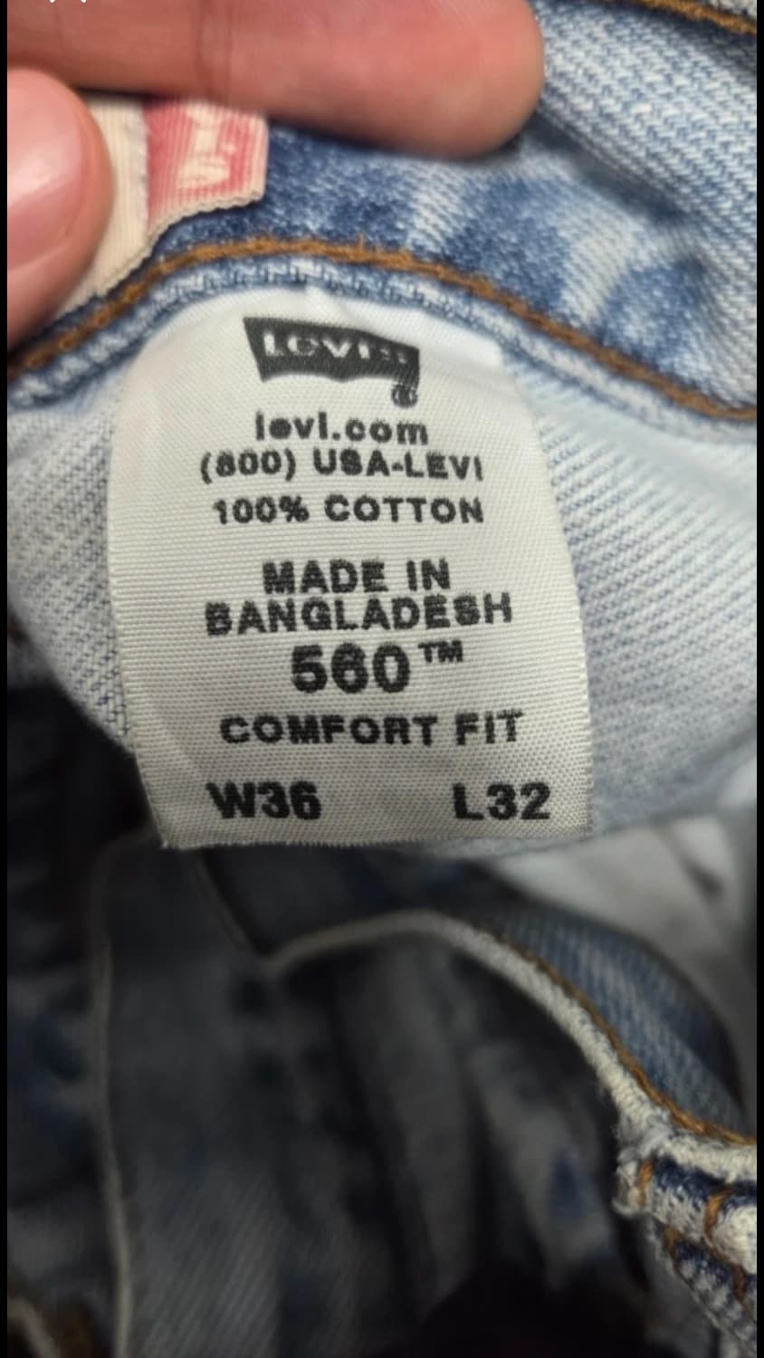 리바이스 560 W36 L32 상품이미지6