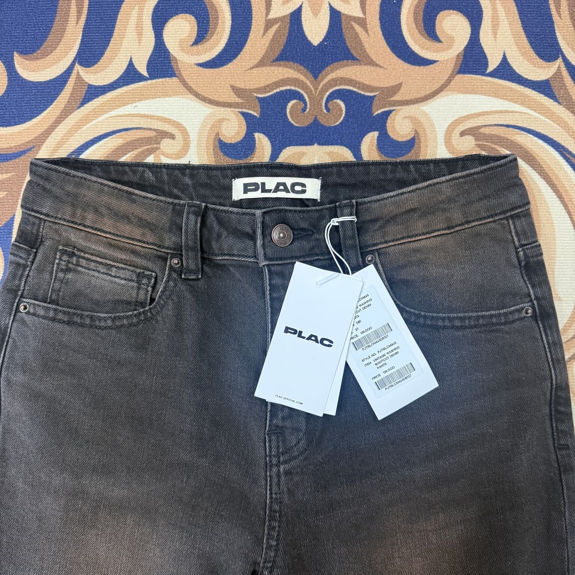 (27)플렉PLAC 워싱 부츠컷 데님팬츠(새상품) 상품이미지2