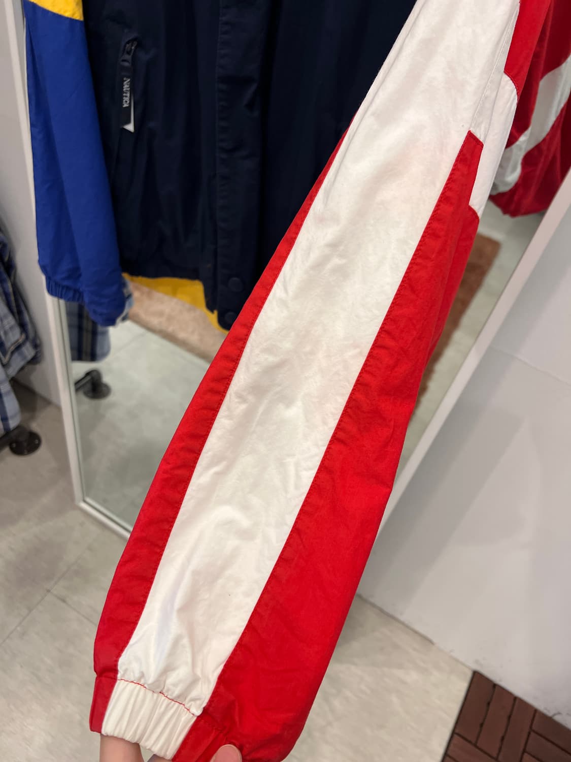 90s Nautica 노티카 올드스쿨 리버서블 세일링 기어 자켓 상품이미지6
