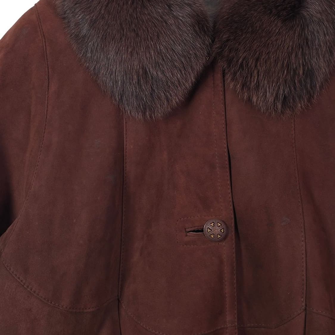 HIMMEL 천연 양가죽 양털 시어링 무스탕 코트 상품이미지4