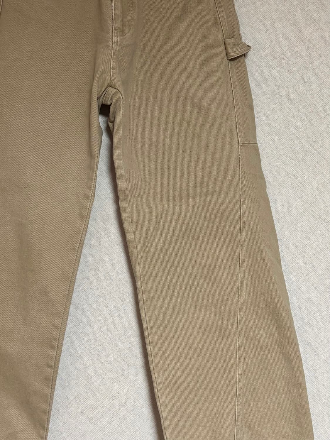 하네 - 커브드 킹크 카펜터 코튼 팬츠 상품이미지7