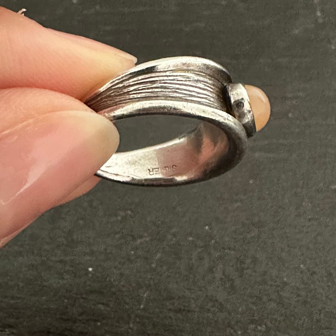 orange moonstone 925silver rin 상품이미지4