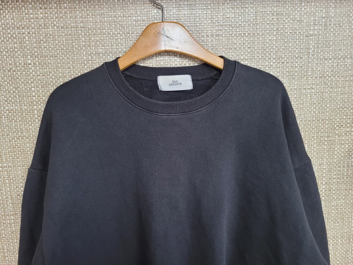 110~115사이즈 세컨아카이브 오버핏 맨투맨 빅사이즈 힙합 상품이미지2