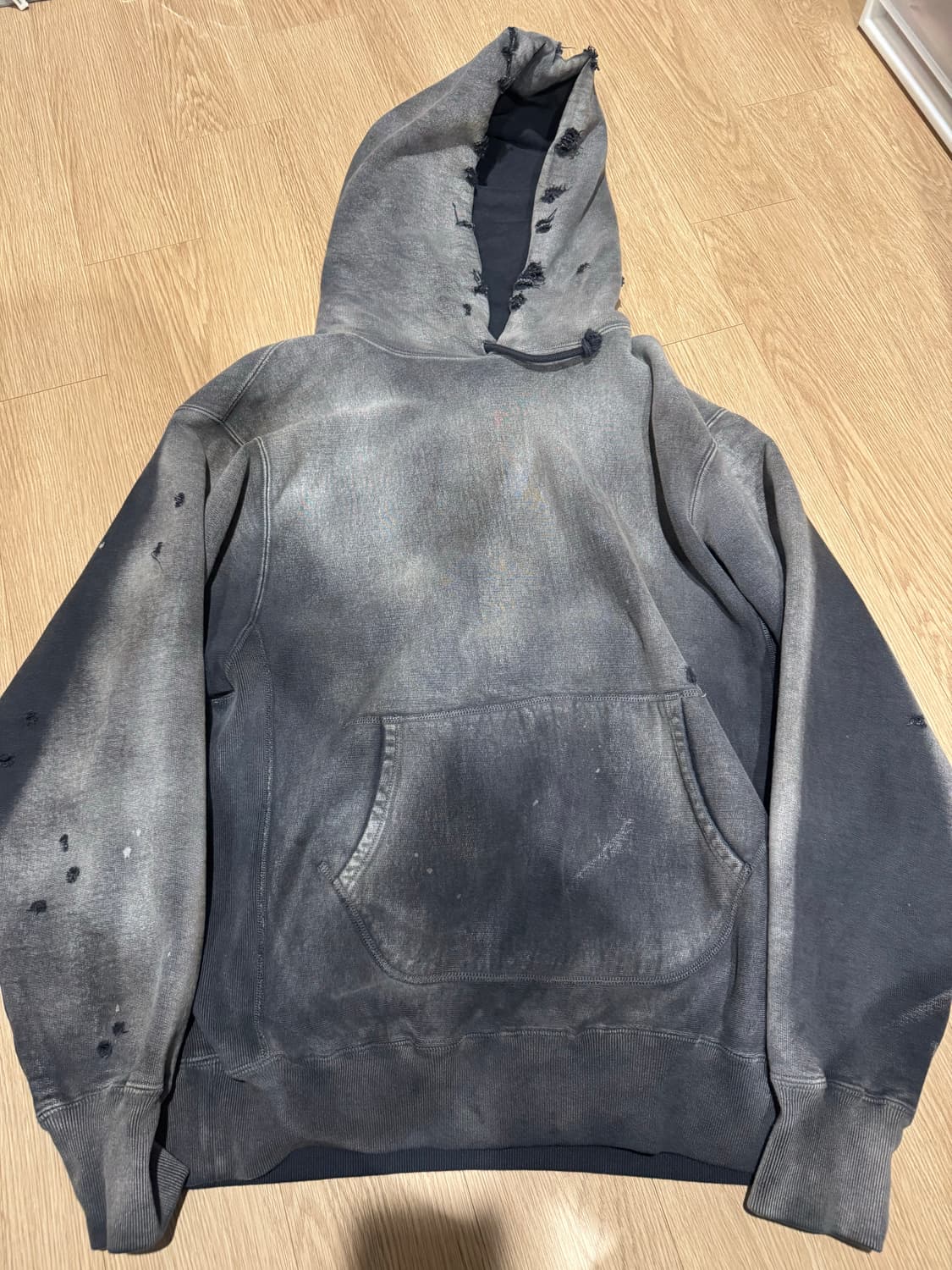 바우와우 24aw hard aiging sweat hoodie  상품이미지2