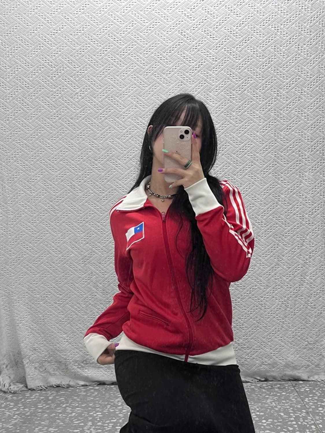 아디다스 칠레 유니폼 트랙탑 져지 집업 M C07083 상품이미지2