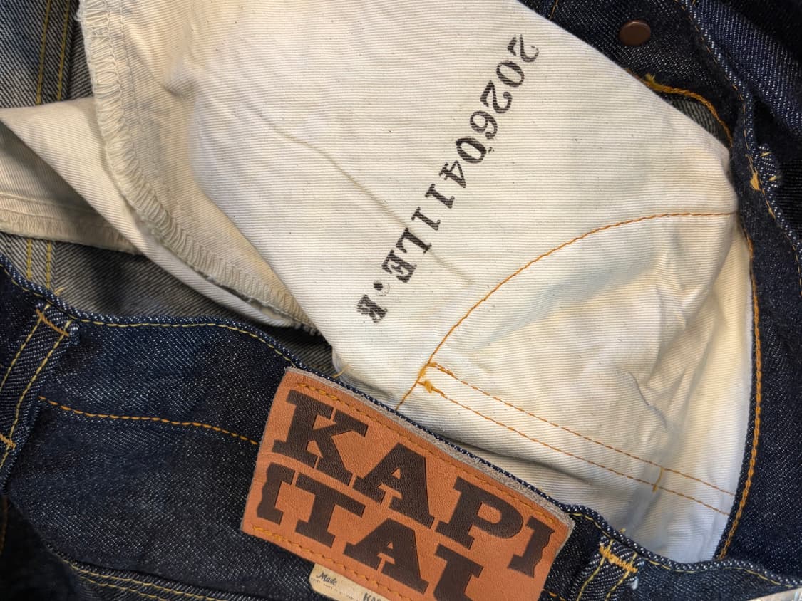 kapital 14oz okabellbo 32 캐피탈 오카벨보 인디고 상품이미지2