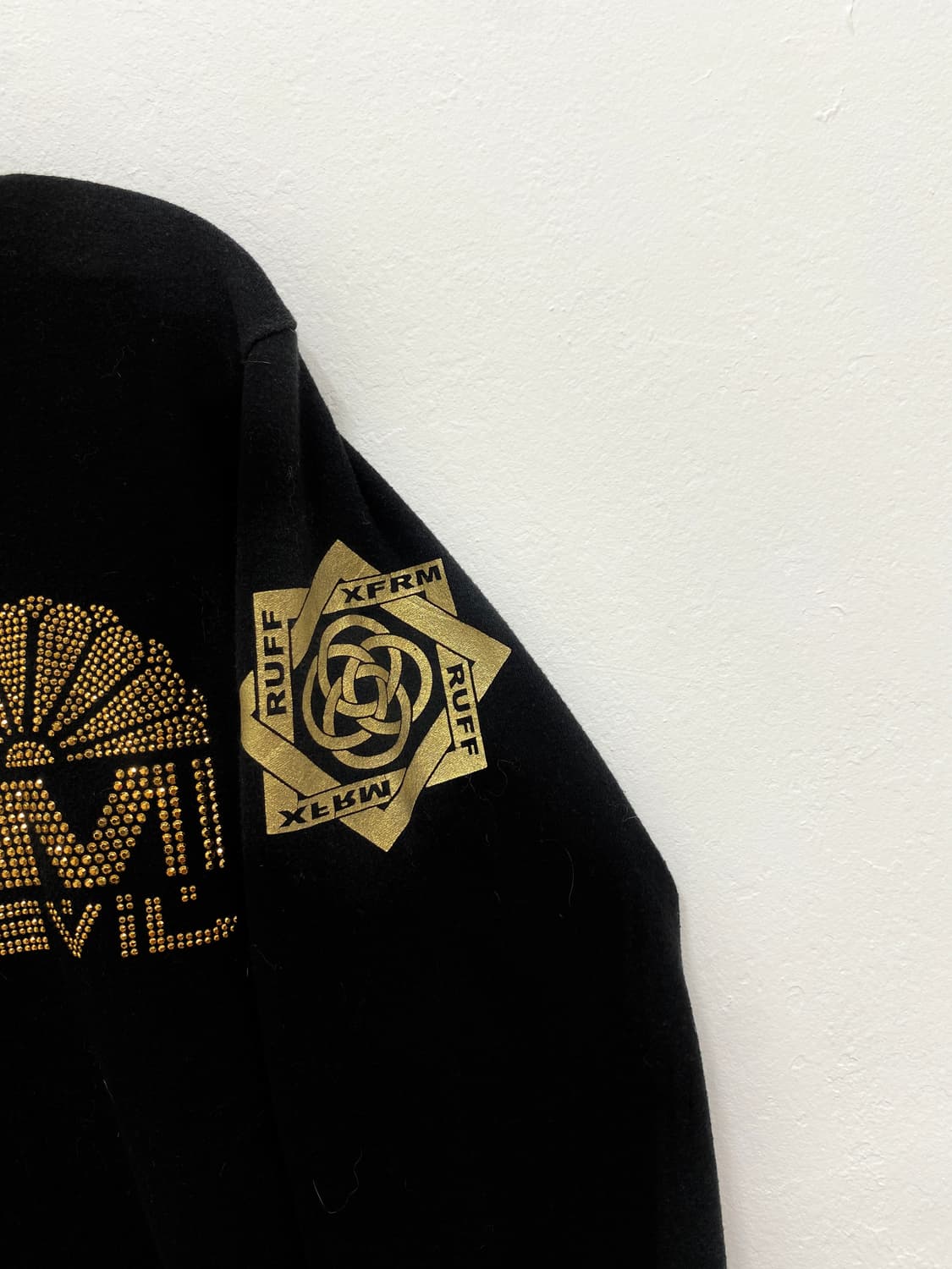 [X-FRM] y2k 펑크 골드 큐빅 롱슬리브 상품이미지6