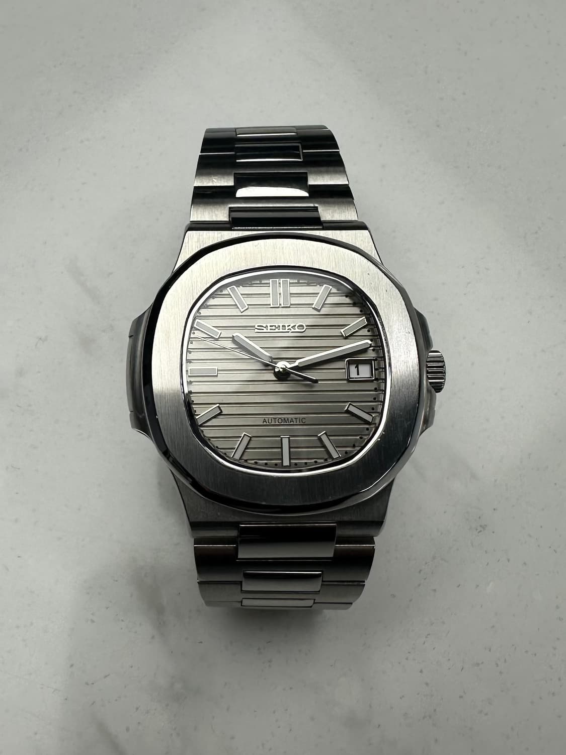 세이코 모드 노틸러스 그레이 오토매틱 시계 상품이미지1
