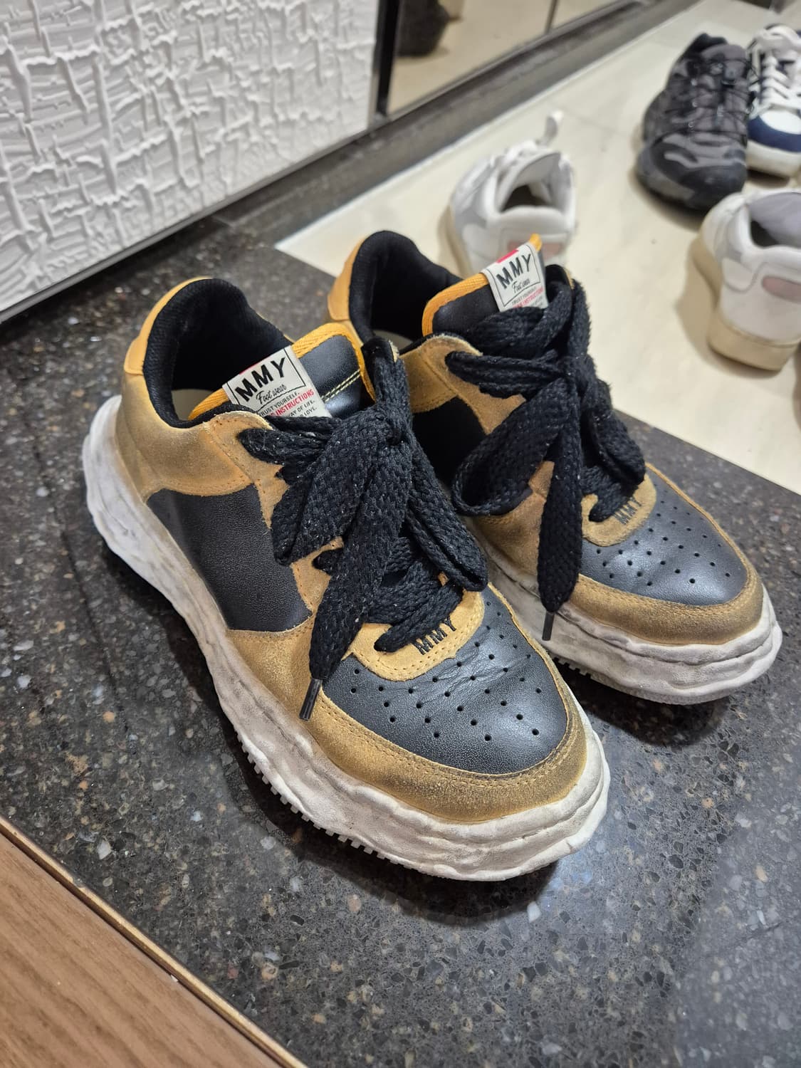 미하라 야스히로 웨인 디스트레스드 레더 41 상품이미지1