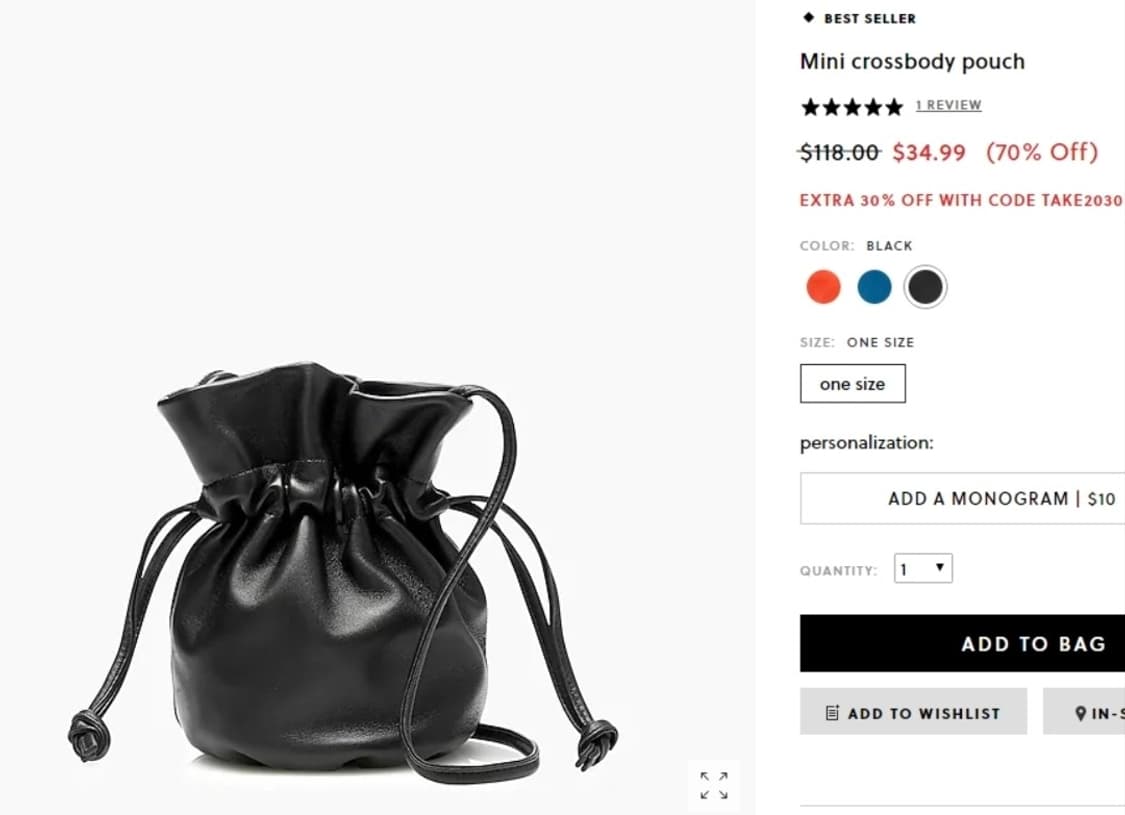 제이크루 미니 코로스백 상품이미지1