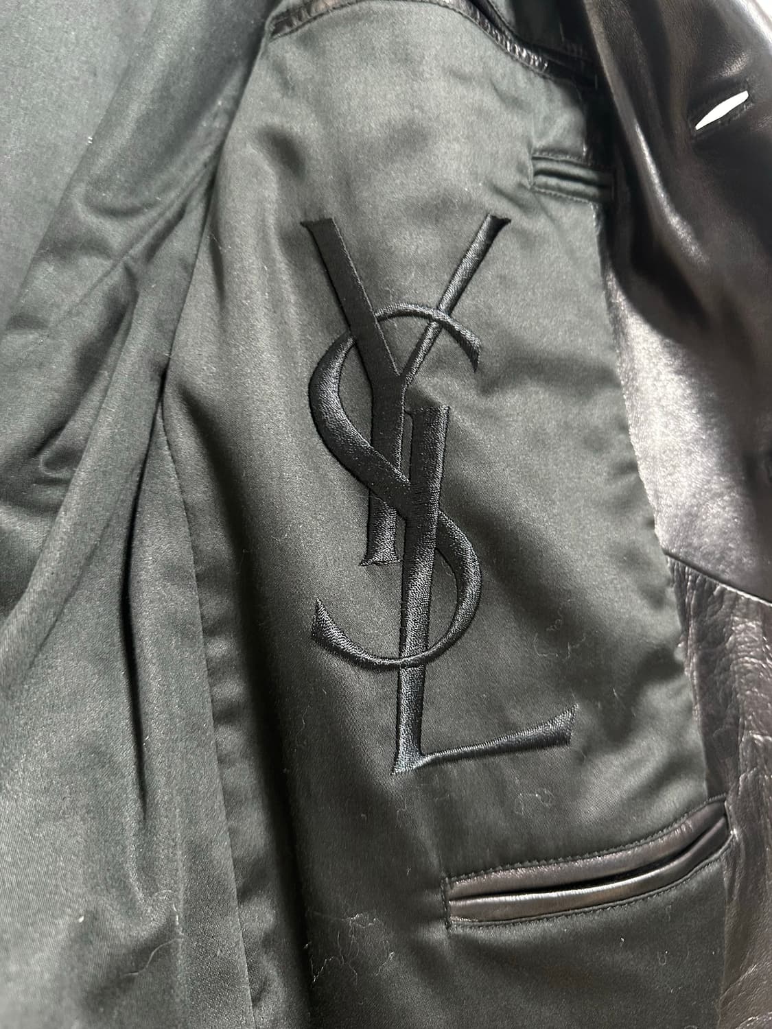 입생로랑 리브고슈 01FW 레더 블레이저 상품이미지3