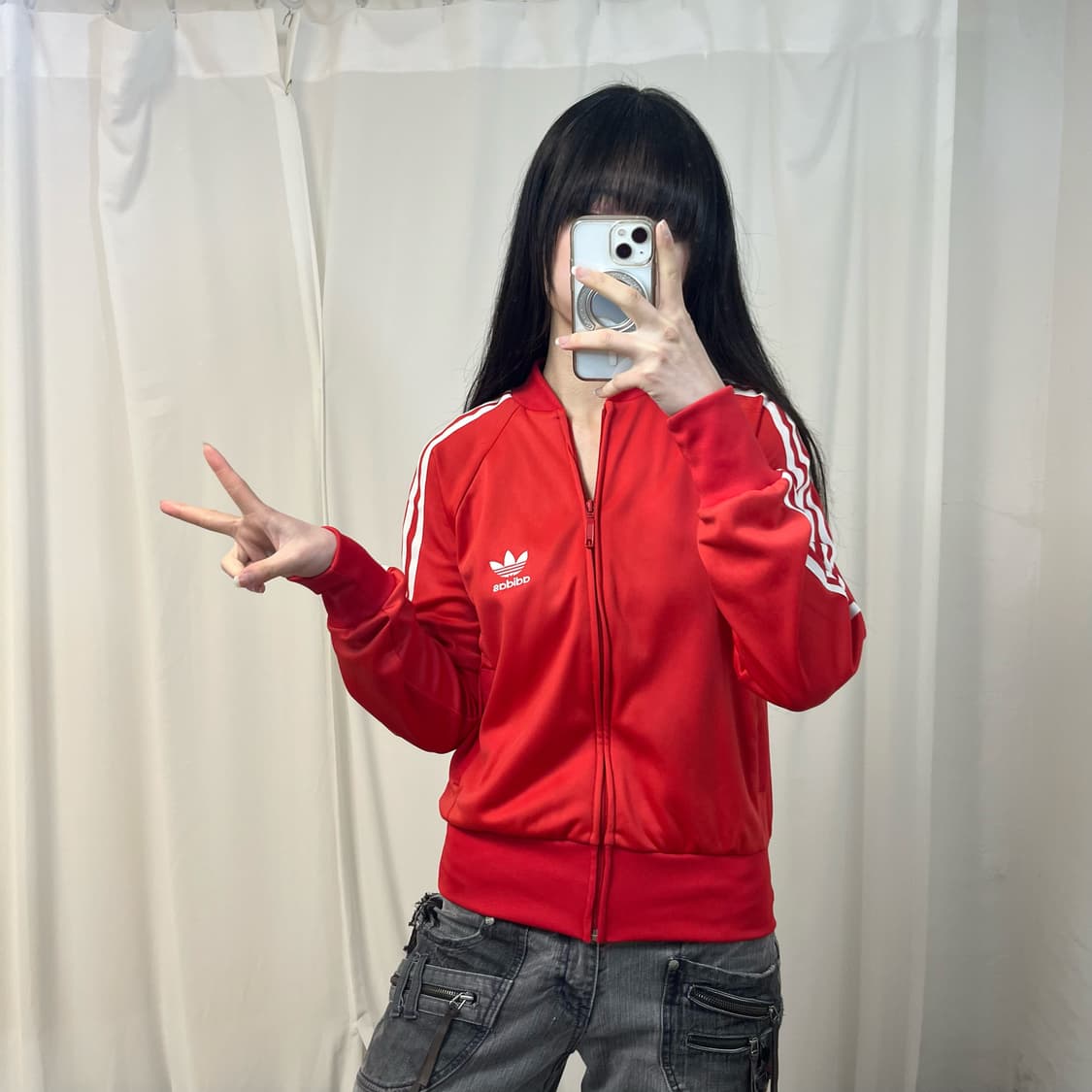 Adidas red Superstar jersey 상품이미지1
