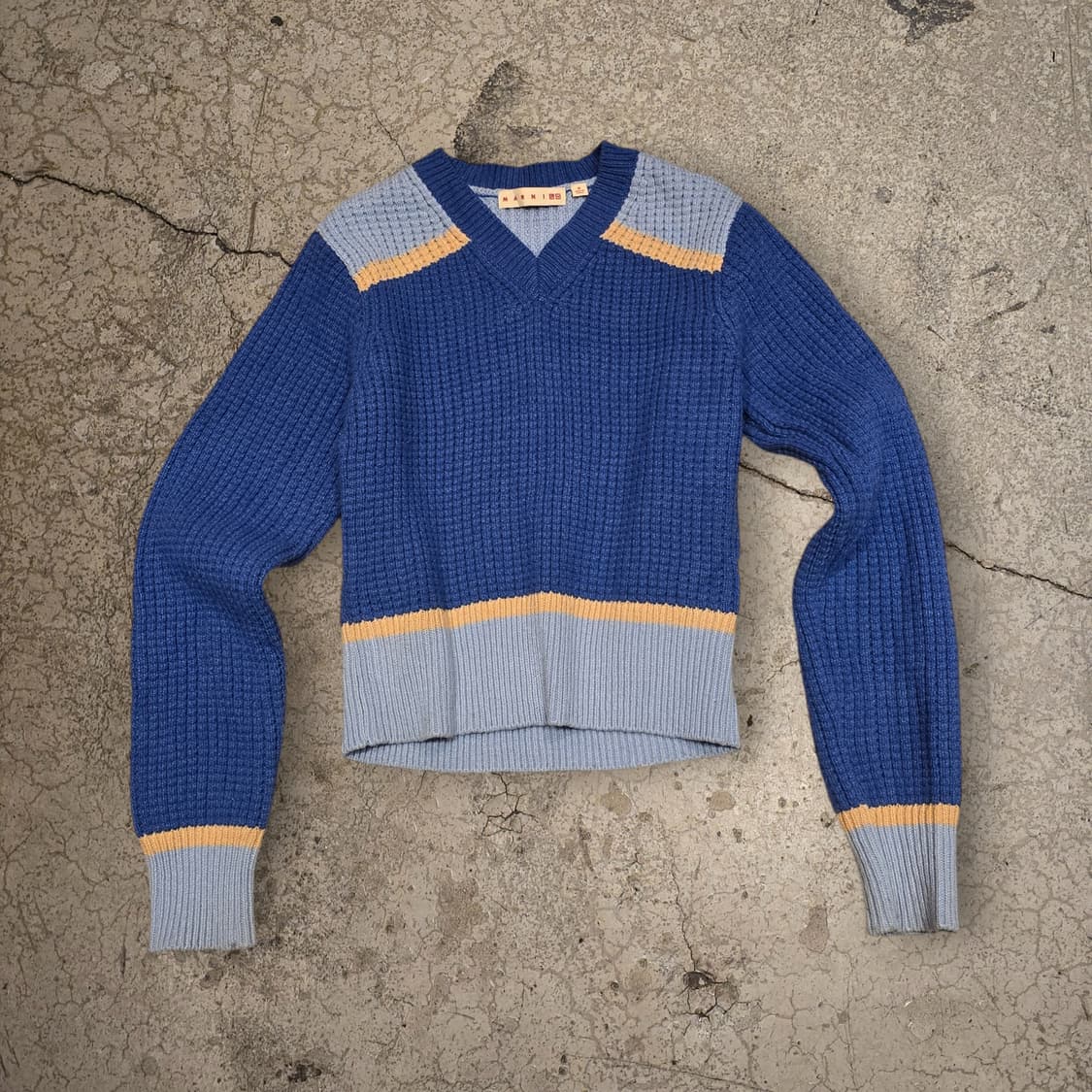 마르니x유니클로 팝콘 크롭 스웨터 상품이미지1