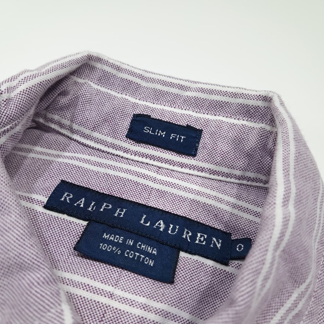 CK123 M 폴로 슬림핏 퍼플 스트라이프 셔츠 남방 상품이미지3