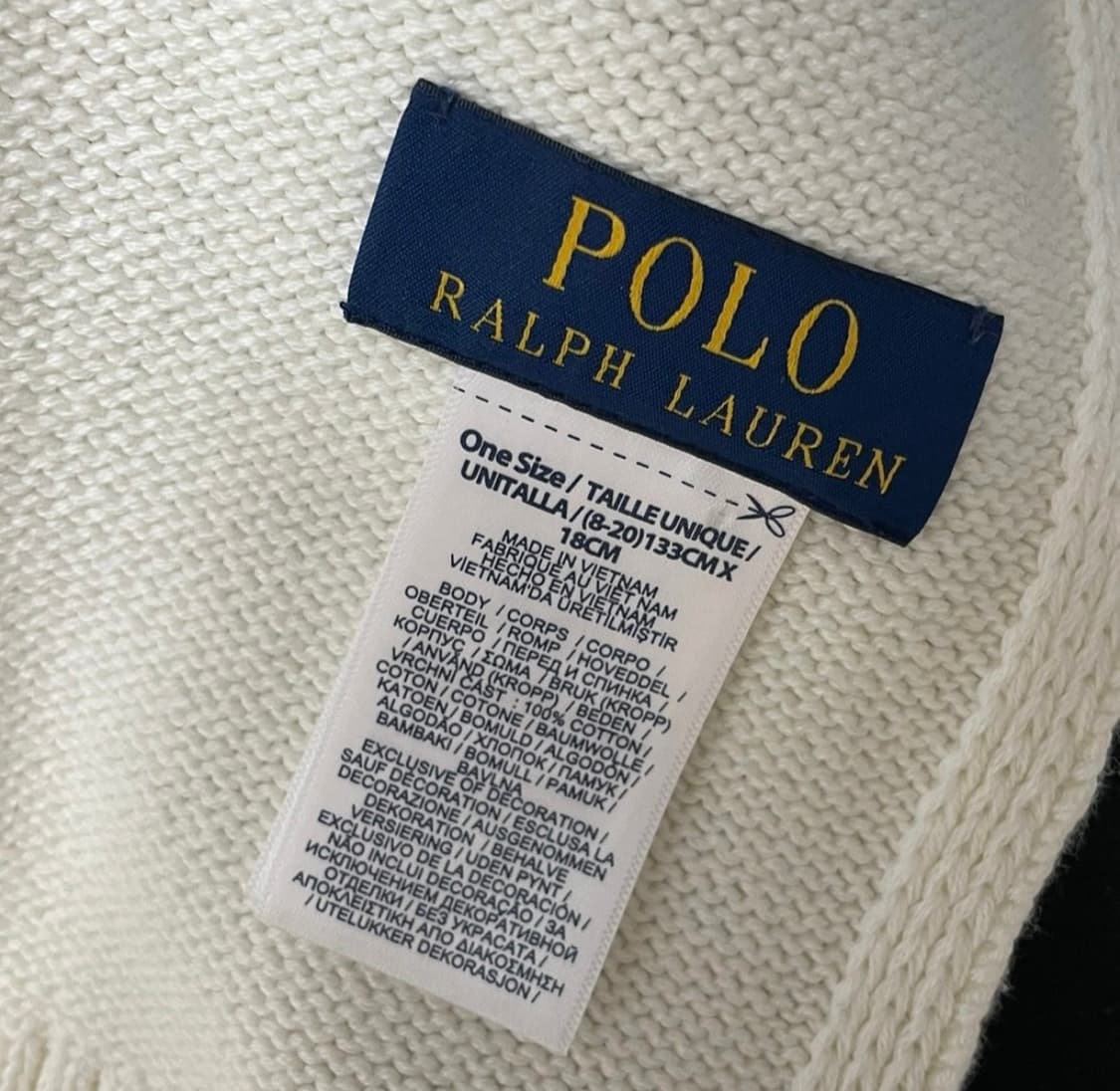 폴로 키즈 케이블 목도리 상품이미지2