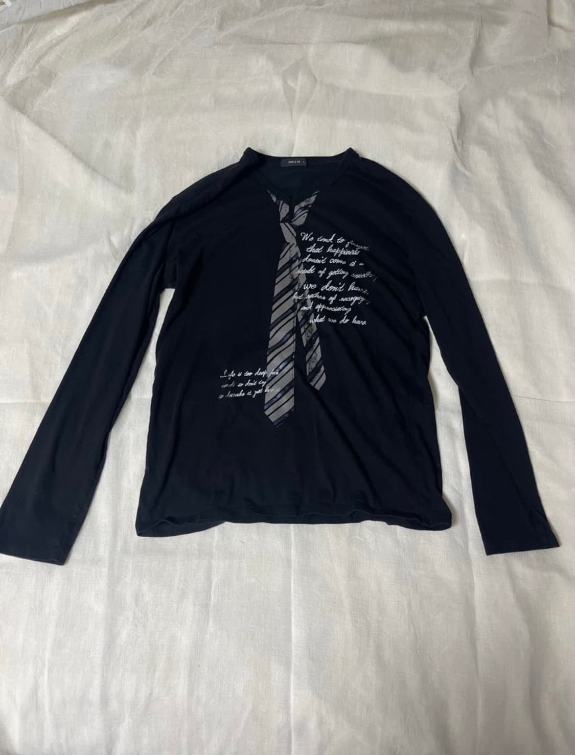 v-nect long sleeve t 상품이미지2
