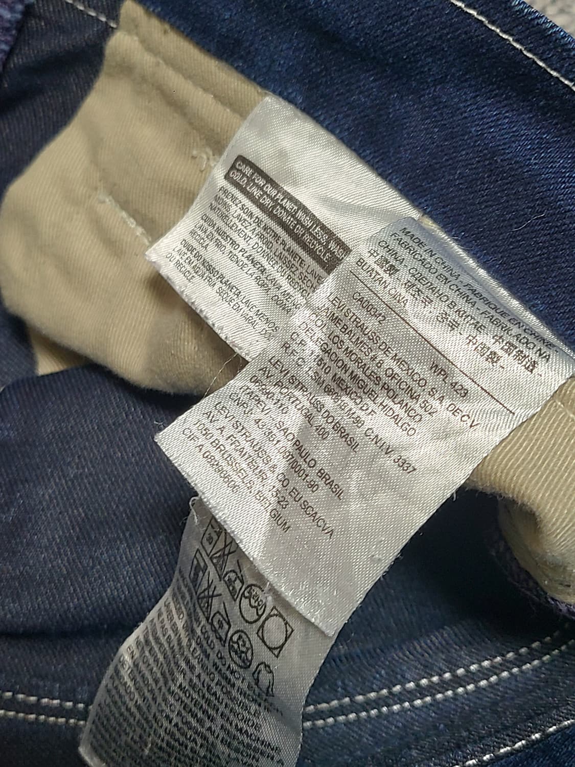 리바이스 511 슬림핏 데님 청바지 W28 상품이미지9