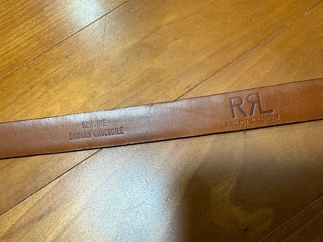 레어템 rrl 더블알엘 caiman crocodile 웨스턴 벨트 상품이미지3