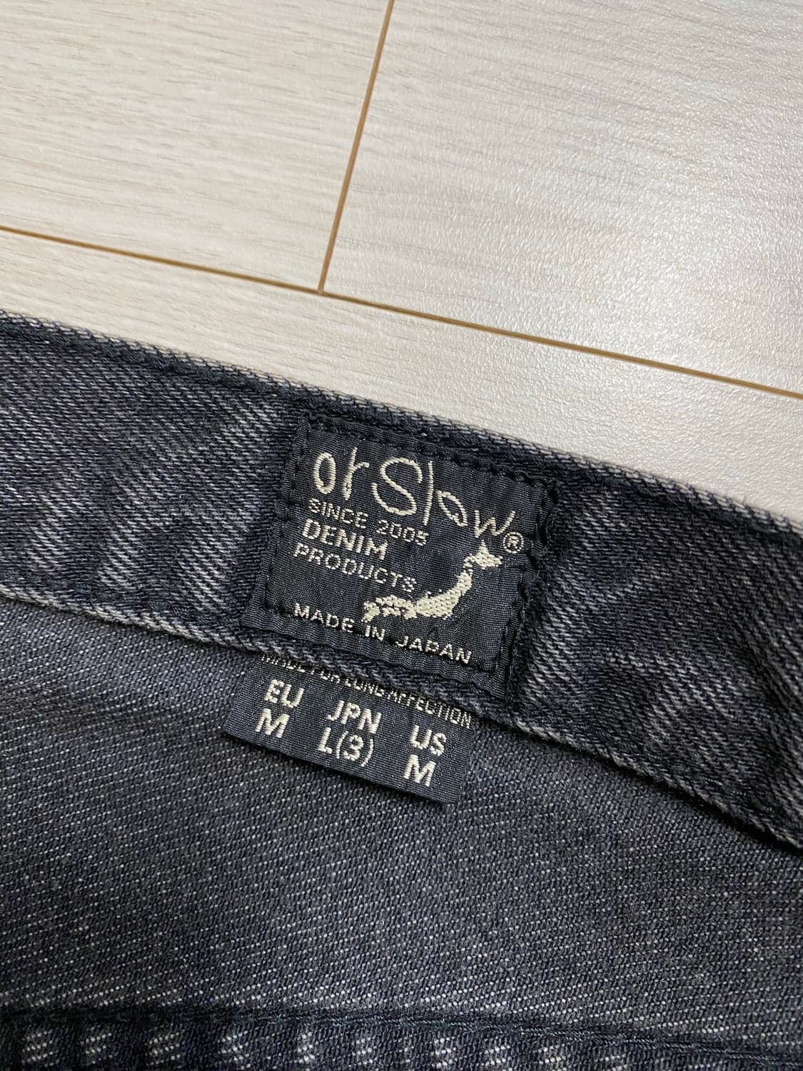 오어슬로우 ORSLOW 100 SUPER DAD 데님 팬츠 3 새상품 상품이미지4