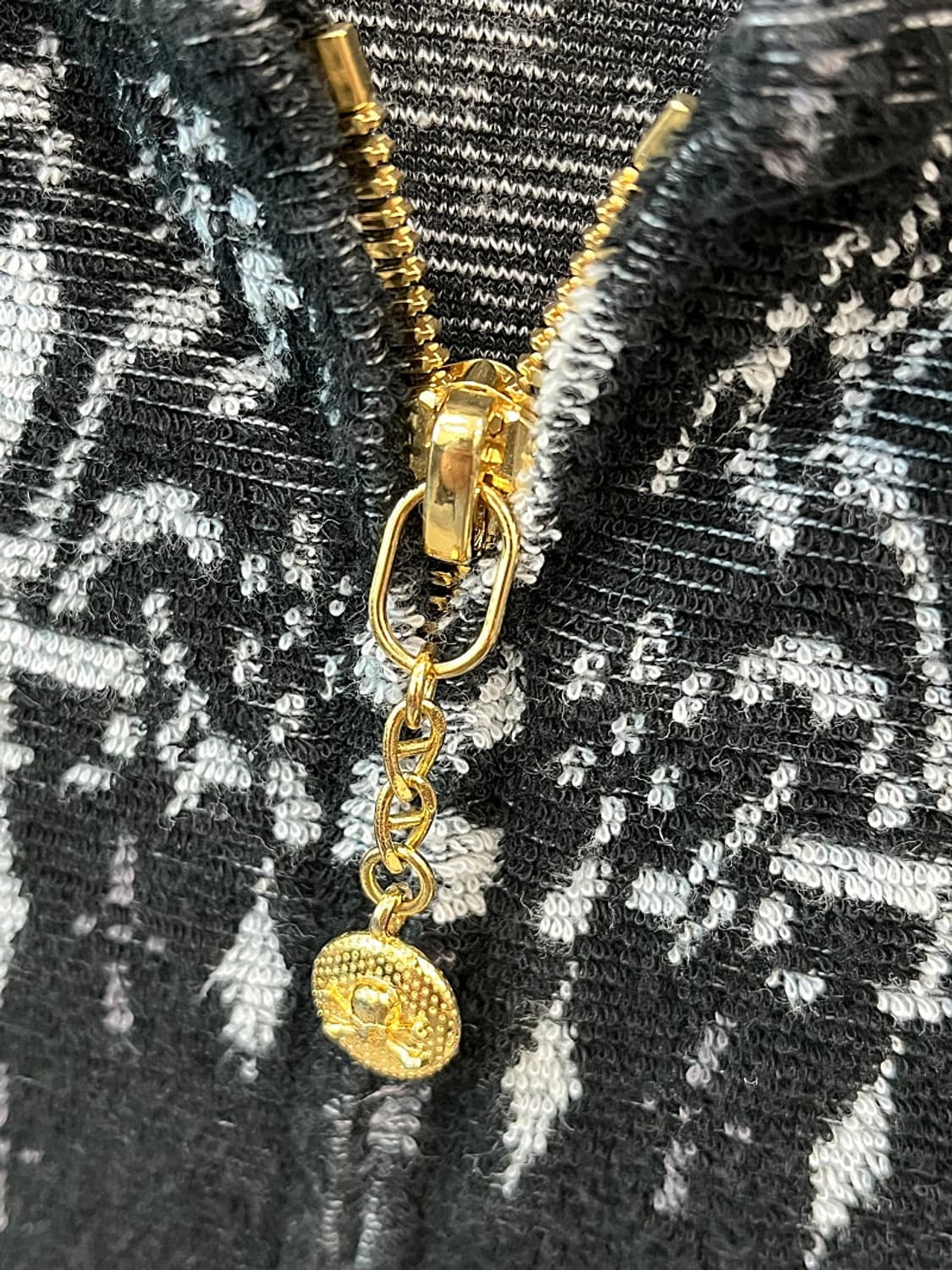 여) Roen 00s 벨벳 토끼 후드집업  상품이미지4