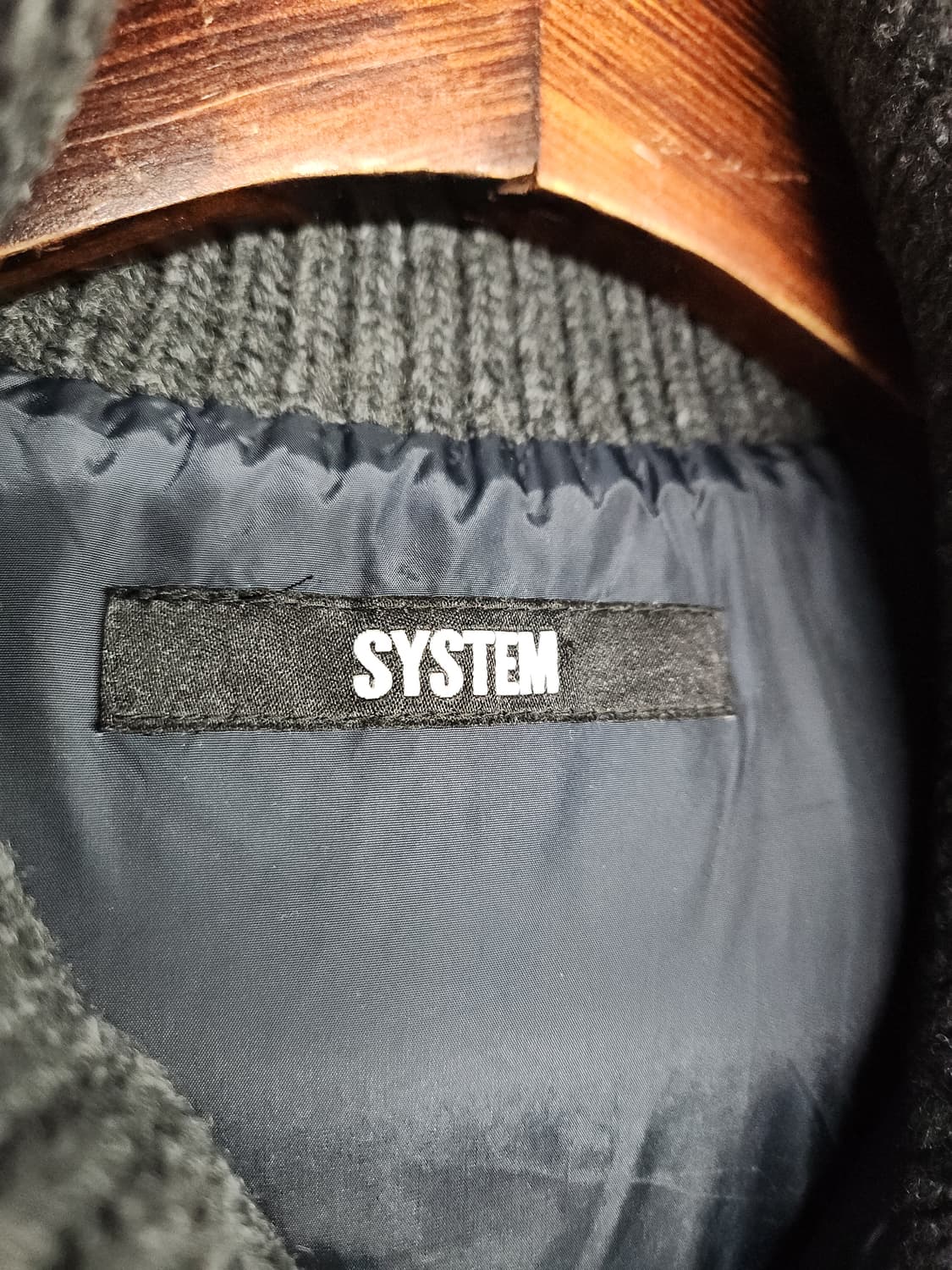 시스템 옴므 울 헤링본 구스다운 패딩 상품이미지4