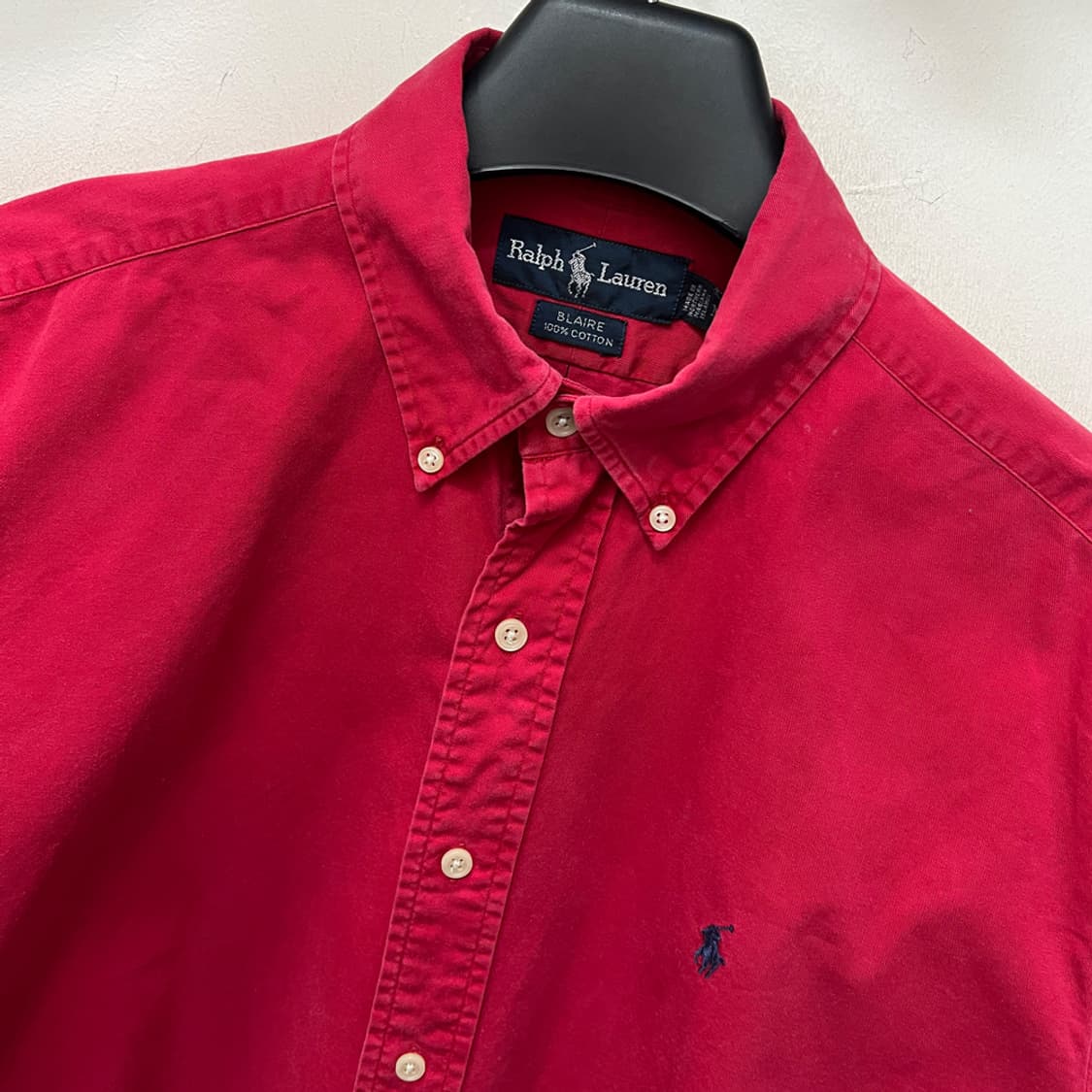 90s 폴로 랄프로렌 블레어 옥스포드 셔츠 남방 해외 M 상품이미지3