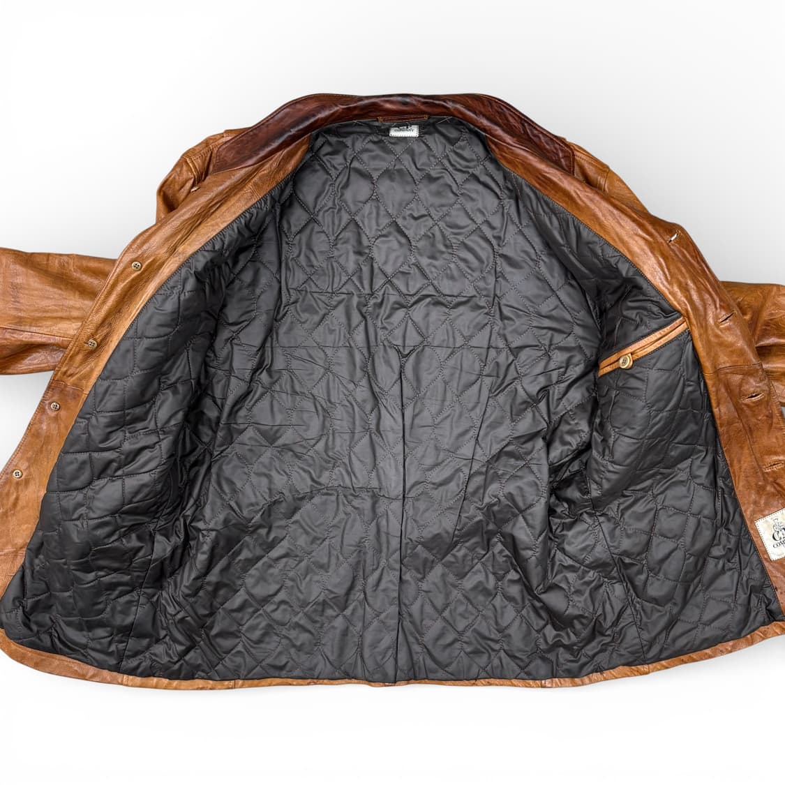 90's CP컴퍼니 램스킨 레더 자켓 상품이미지3