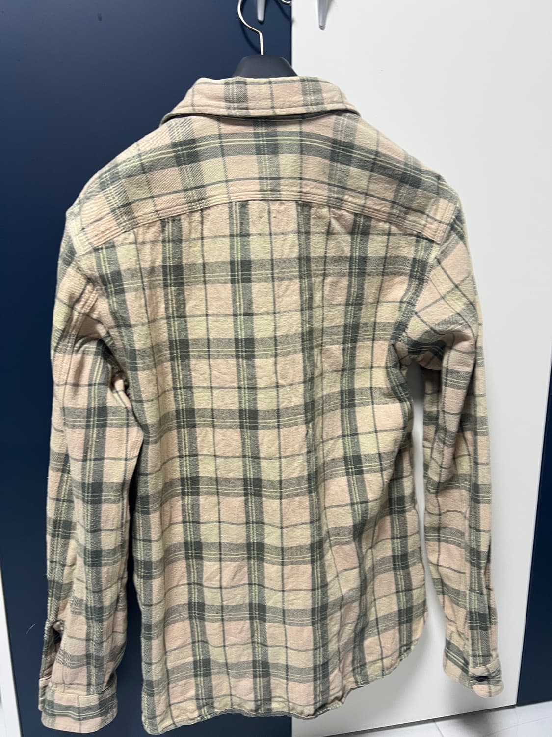 택포17) RRL 더블알엘 플래드 트윌 플란넬 워크셔츠 M 상품이미지2