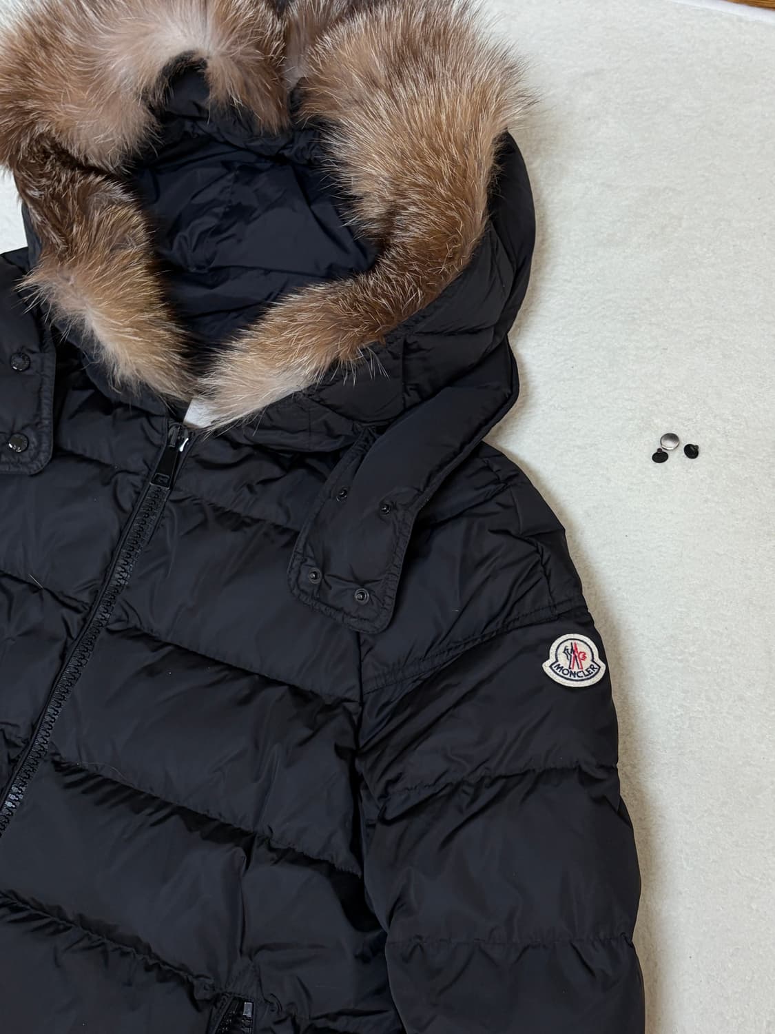 (최상) 몽클레어 여성 퍼 패딩 4 몽클레어 여성 퍼 벨트 패딩 4 상품이미지2