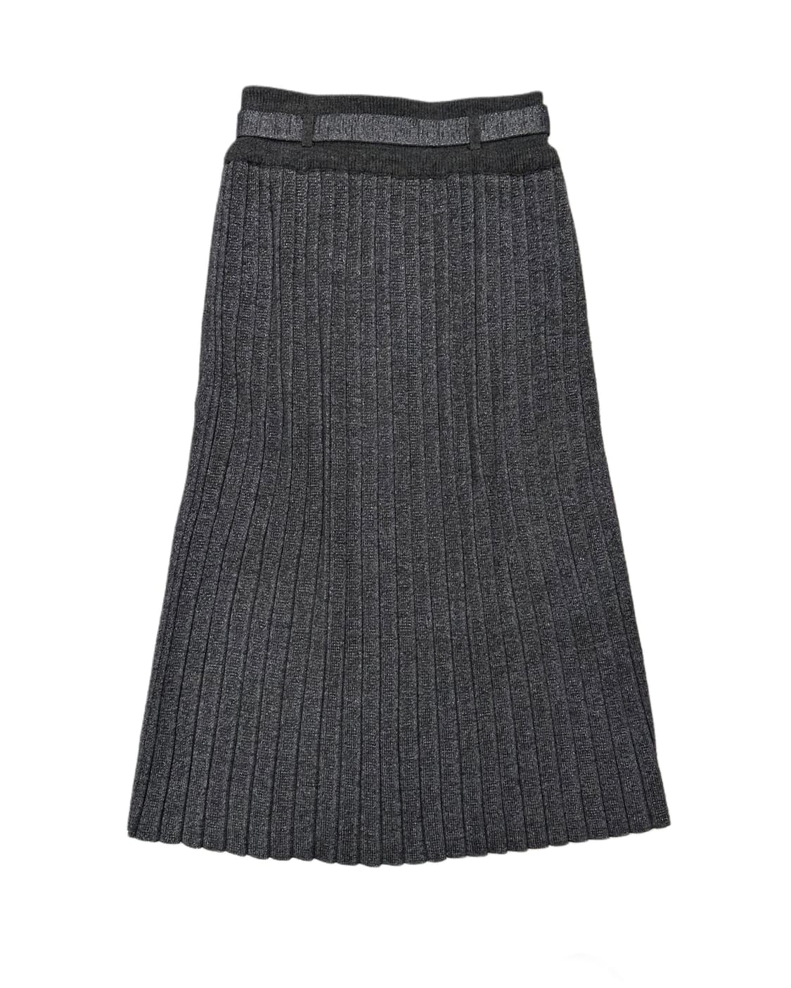 belted glitter pleats knit skirt 상품이미지4