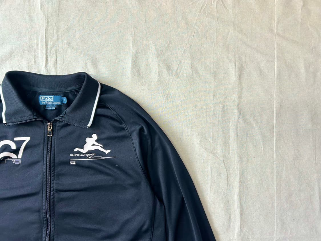 Polo Sport 블랙 져지 집업 상품이미지2
