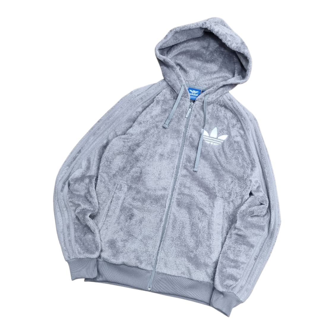 아디다스 그레이 쉐르파 후드 져지 상품이미지1