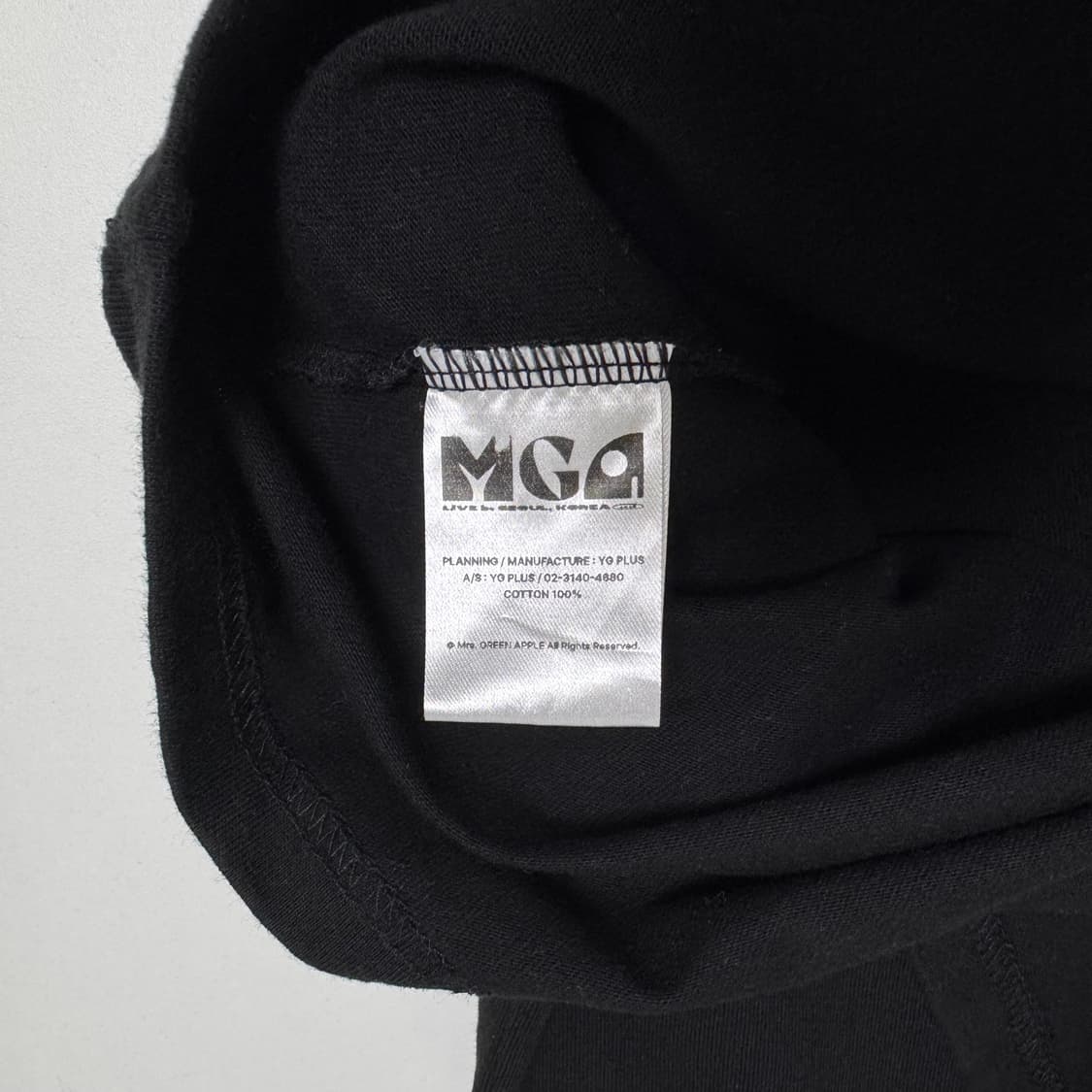 MGA 미세스그린애플 내한 서울 에디션 반팔티셔츠 블랙 상품이미지6
