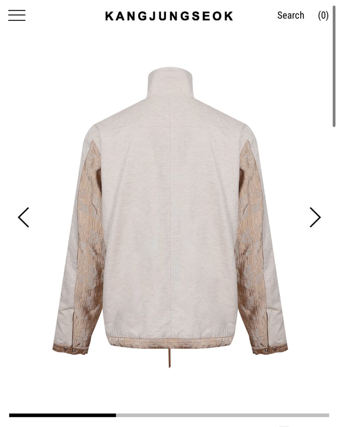 강정석 CONFINED jacket ivory 상품이미지2