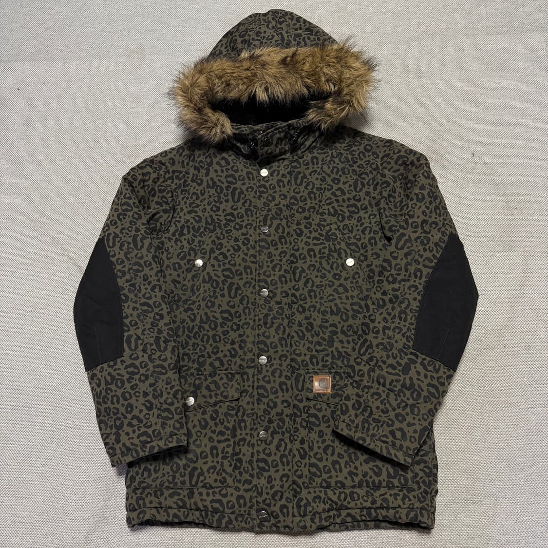 칼하트Wip  레오파드 트래퍼 파카 상품이미지1