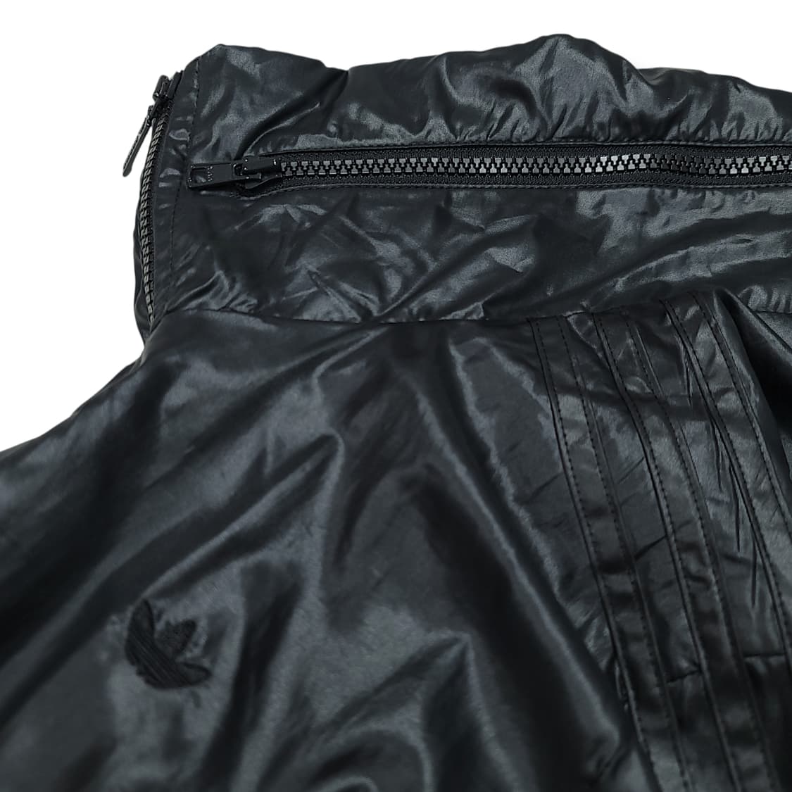 [100] 아디다스 파이어버드 올 블랙 유광 유틸리티 집업 자켓 상품이미지8