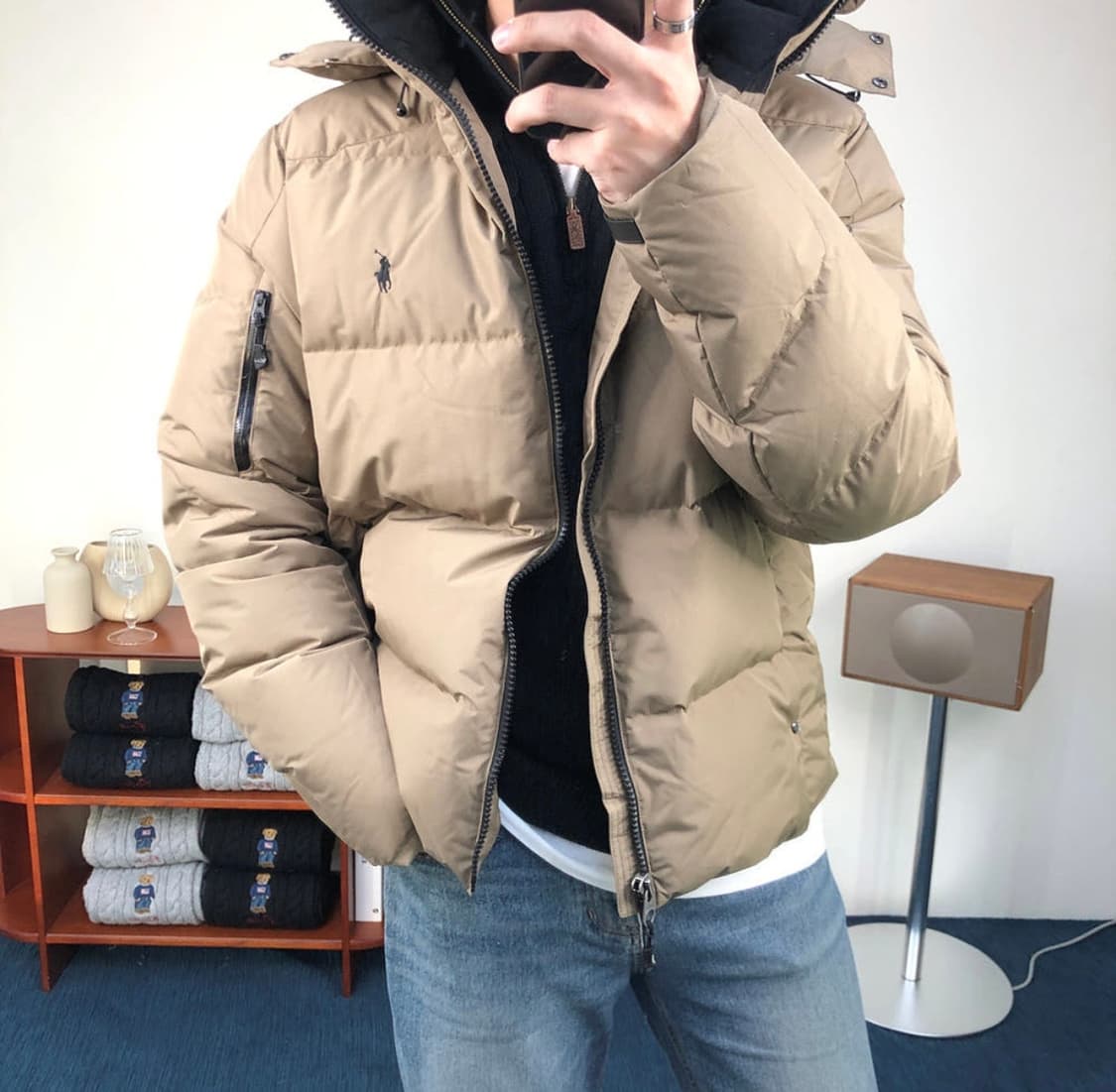 폴로 패딩 s 상품이미지2