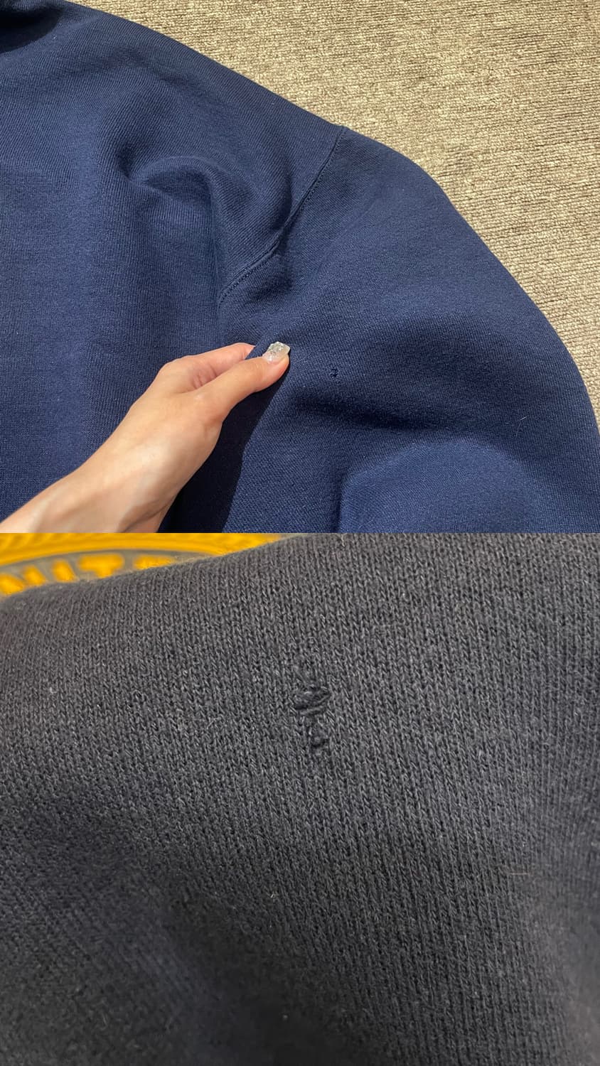 (2XL) USA Soffe NAVY 밀리터리 미해군 후드티  상품이미지7