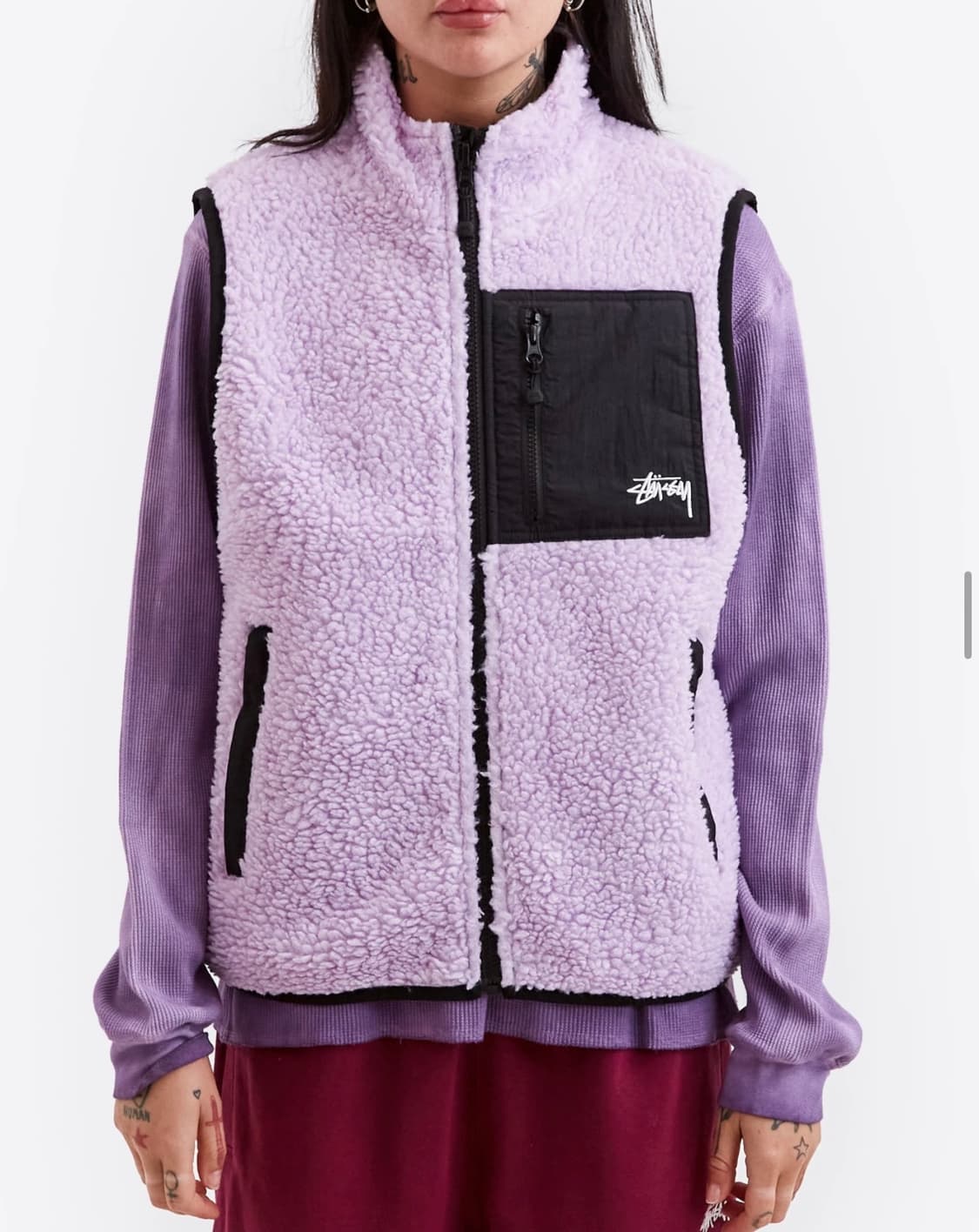 스투시 쉐르파 베스트 리버시블 상품이미지2