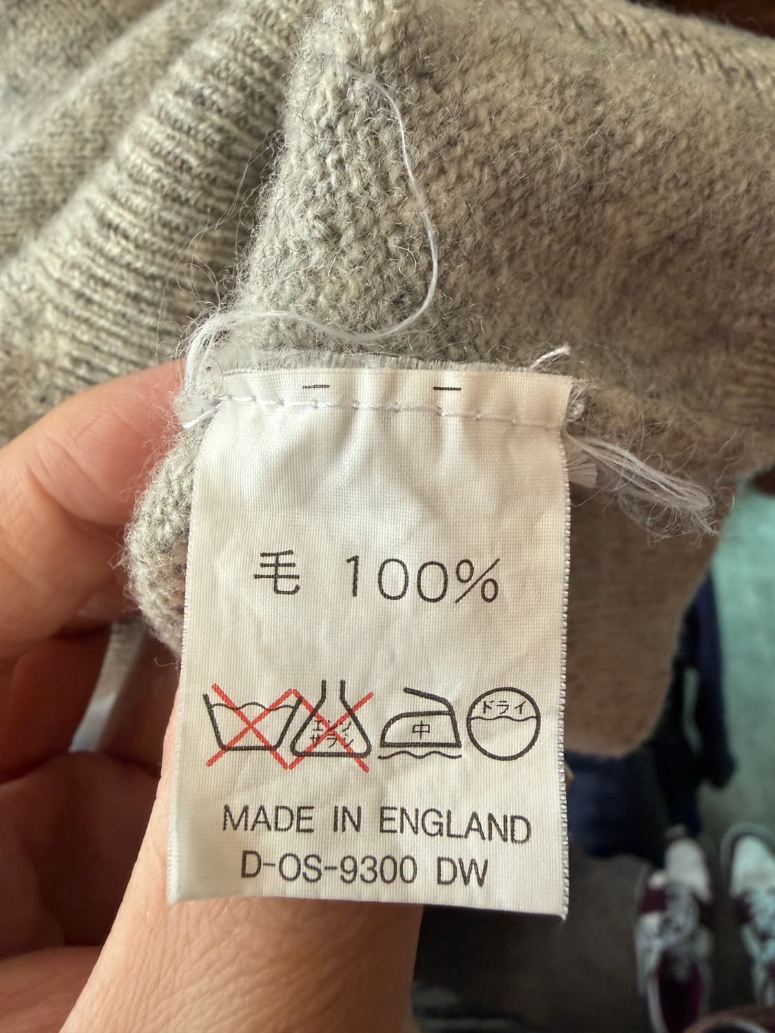 90s 올드 Burberrys 램스울 니트 상품이미지5