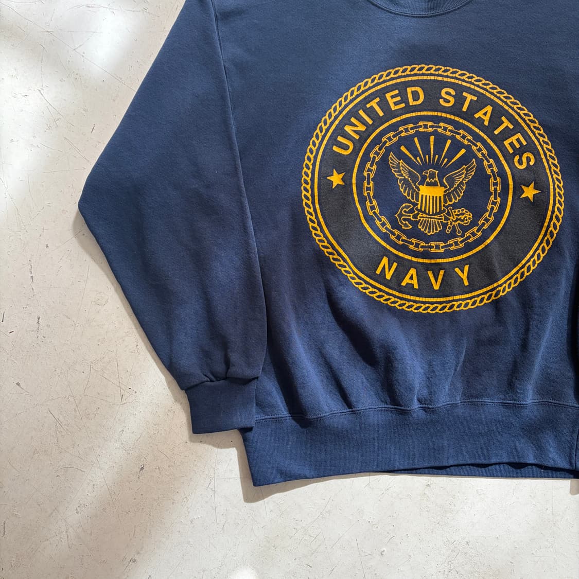 US NAVY OG 빈티지 스웻셔츠 M 상품이미지3