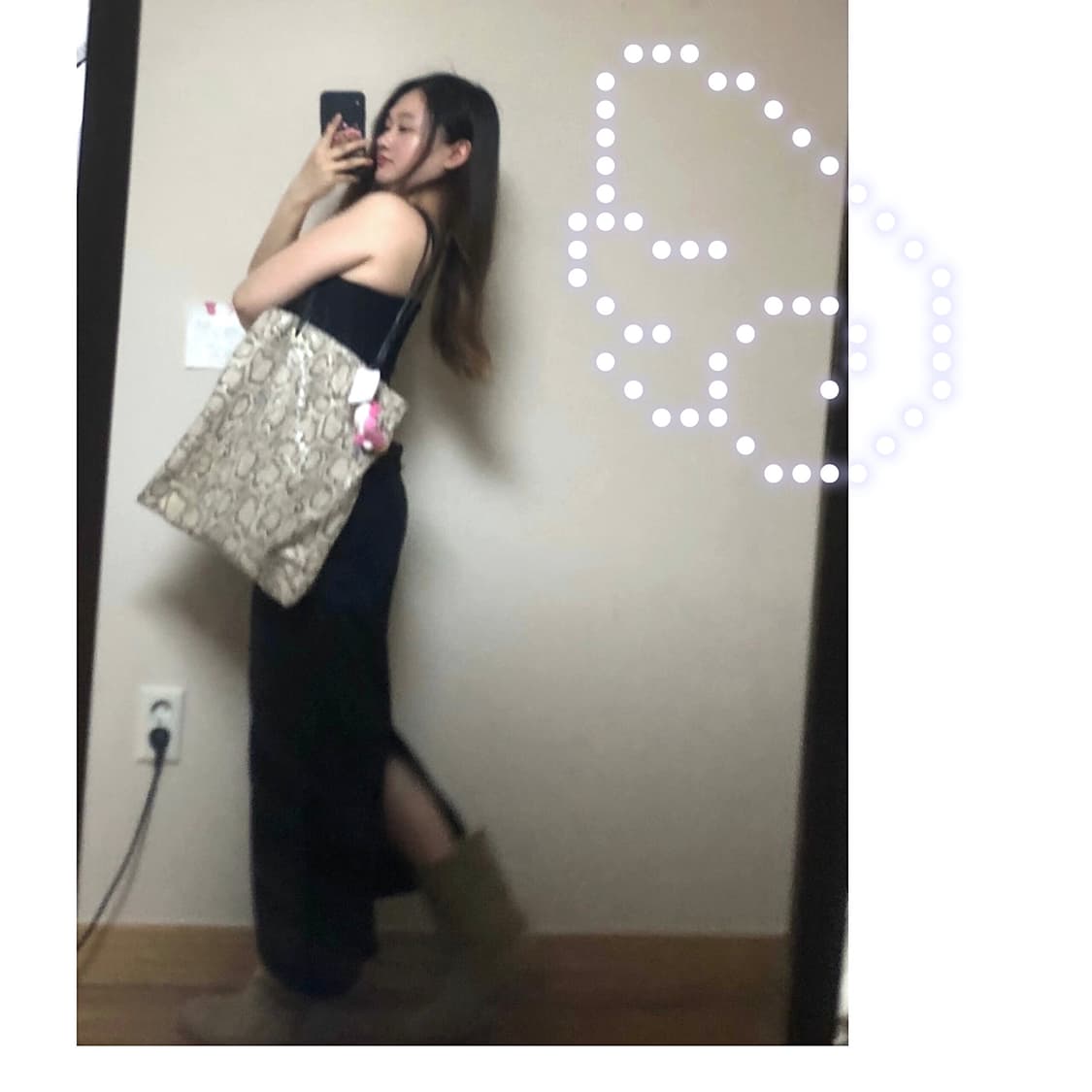 python skin Shoulder bag 👟  상품이미지7