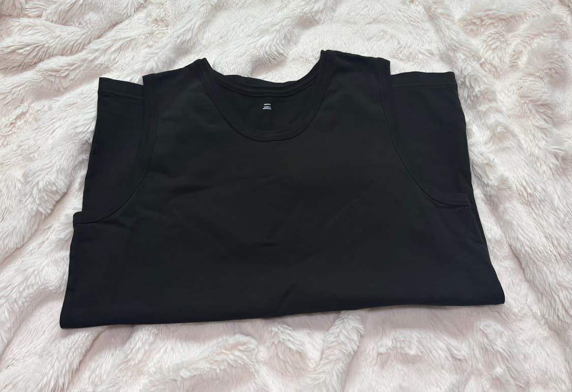 이지 갭 롱슬리브,탱크탑 블랙 / XL 상품이미지3