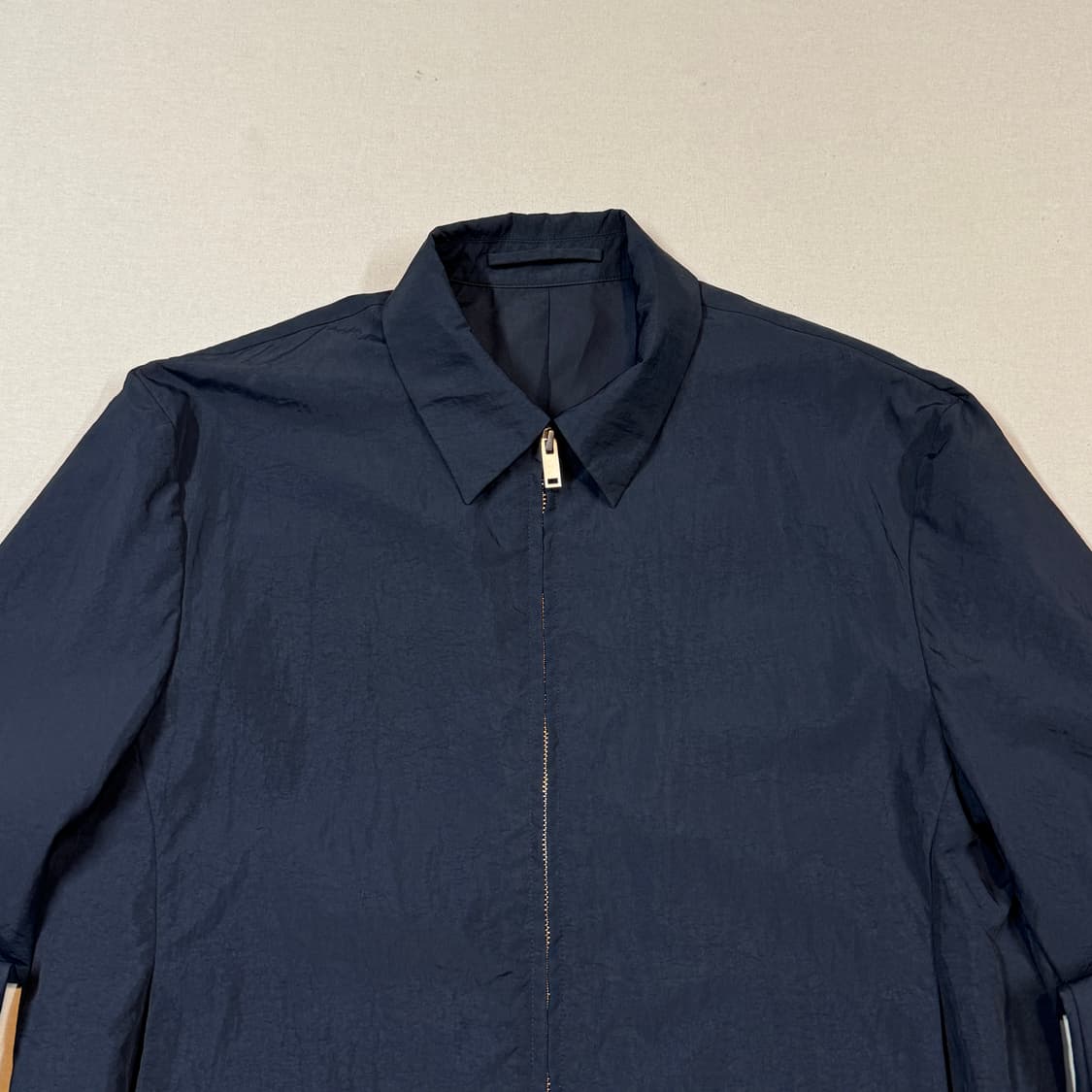 M) COS 코스 네이비 나일론 집업 자켓 상품이미지3