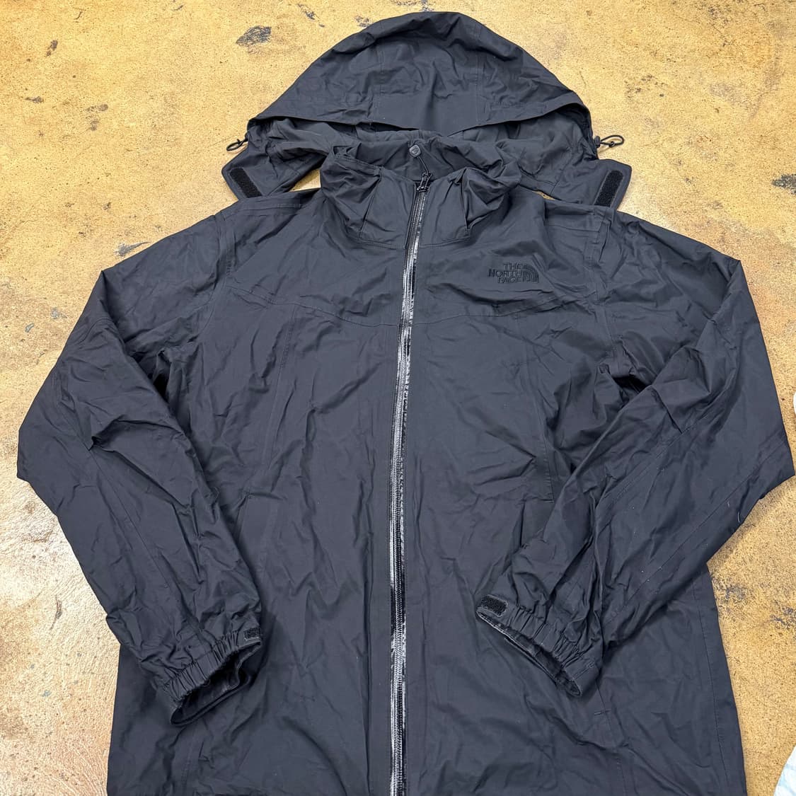[정품/90] 노스페이스 블랙 바람막이 후드 자켓 b15 상품이미지2