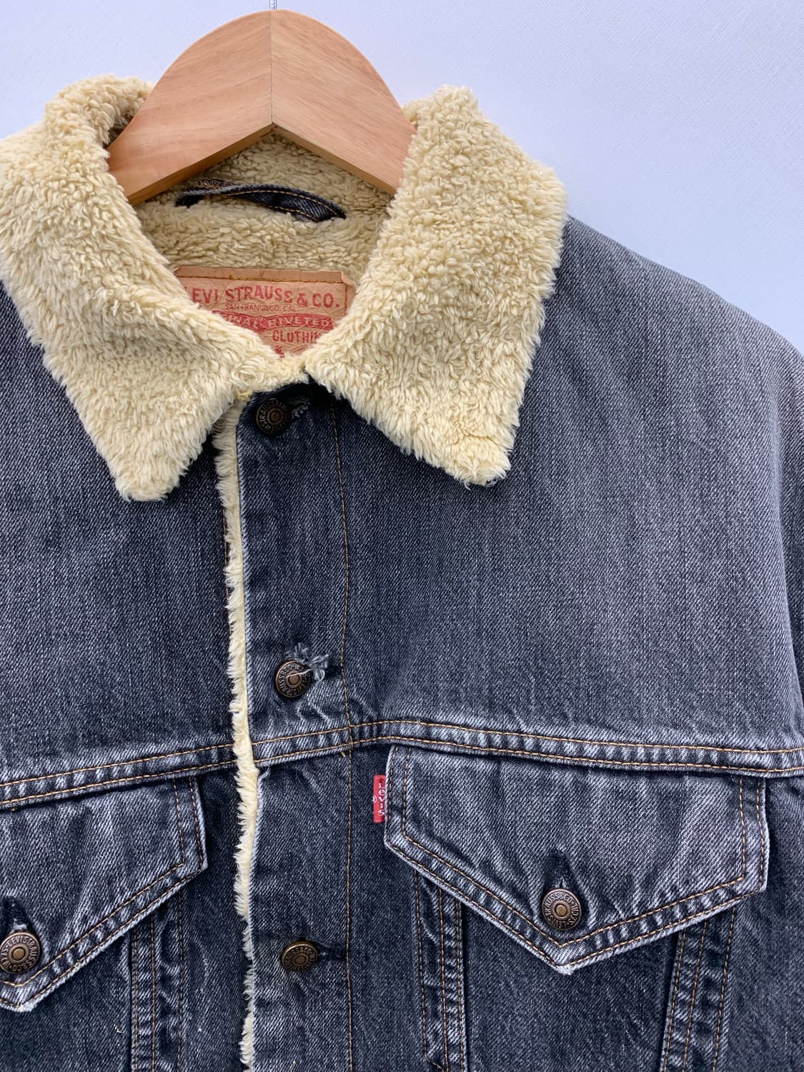 리바이스 흑청 쉐르파 자켓 XL 상품이미지3