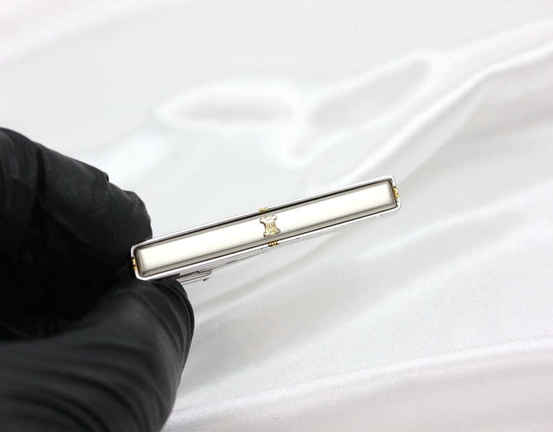 셀린느 A등급 5cm 실버925 명품 넥타이핀 빈티지 상품이미지5