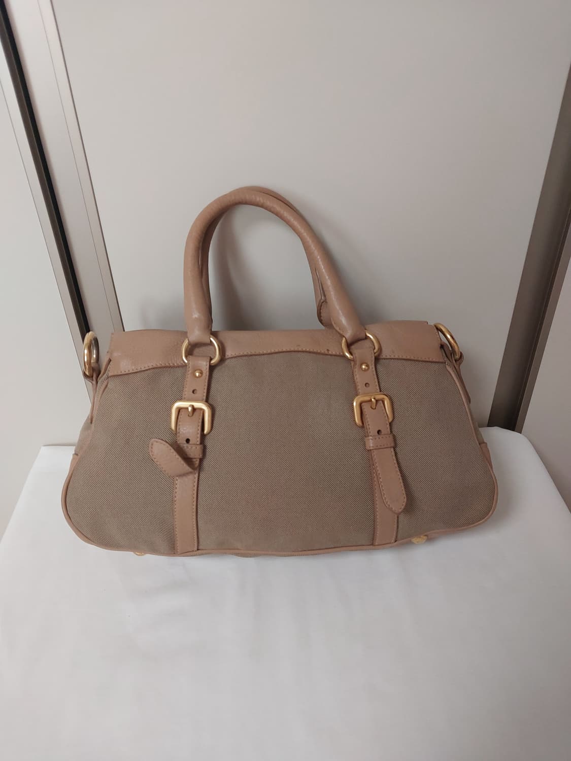 [정품] 프라다 자카드 캔버스 로고 투웨이백 상품이미지4