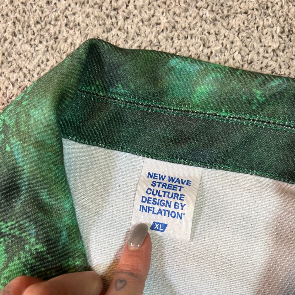 인플레이션 프린팅 트러커 자켓 상품이미지4